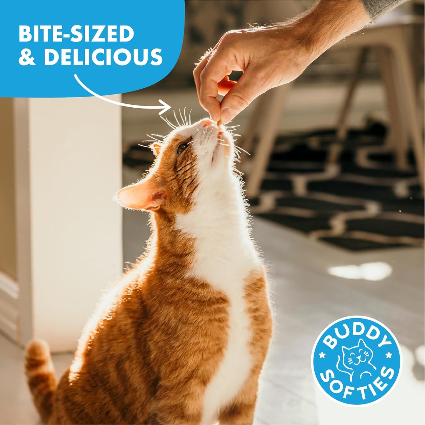 Grain Free Cat Treats, Soft & Chewy, No Added Gluten, Wheat, Corn or Soy